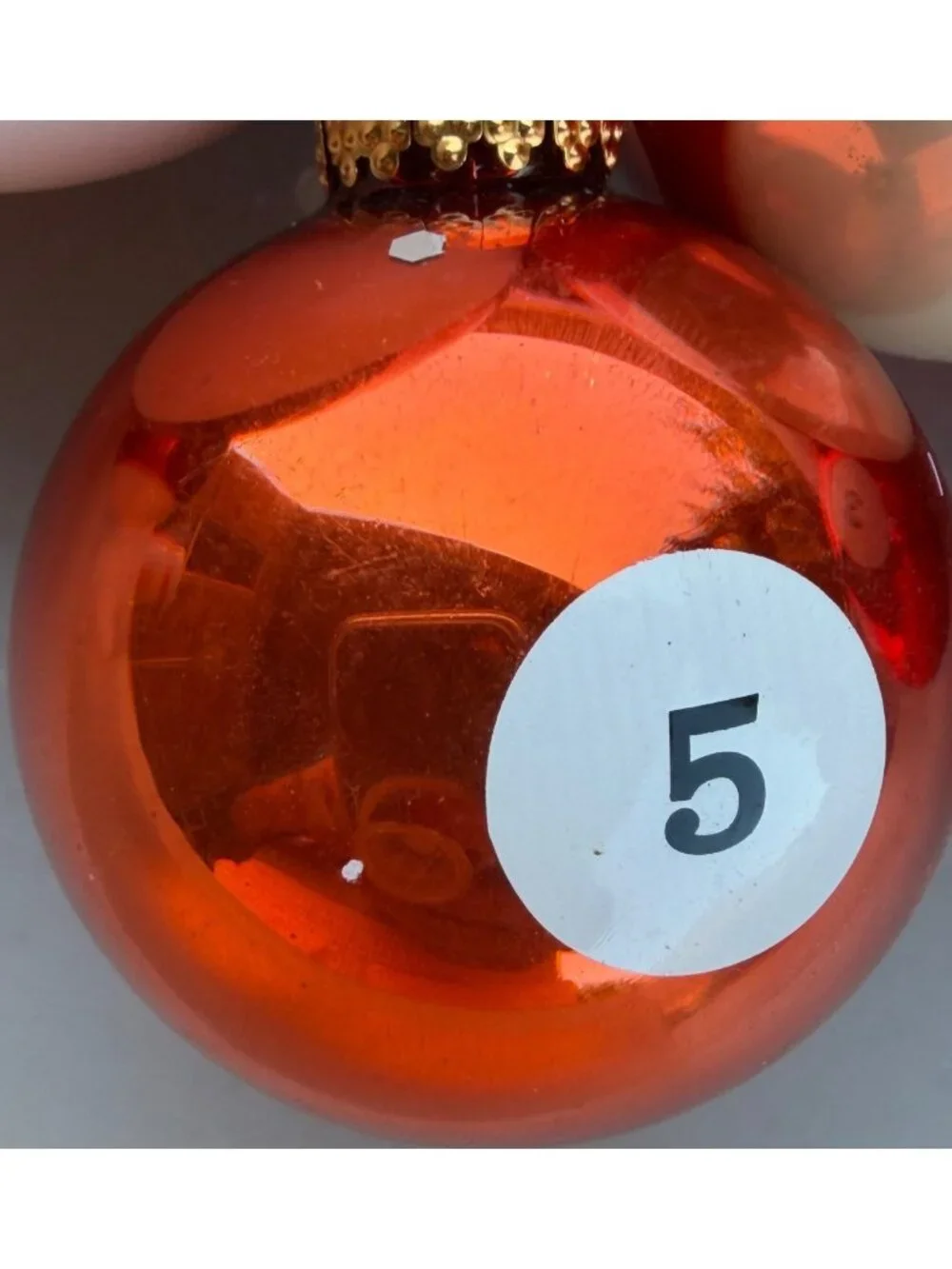 10-pc. Billiard Glossy Metallic Christmas Ball Ornaments 2.5/3.25